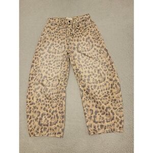We The Free Leopard Print Jeans - Brown and Black